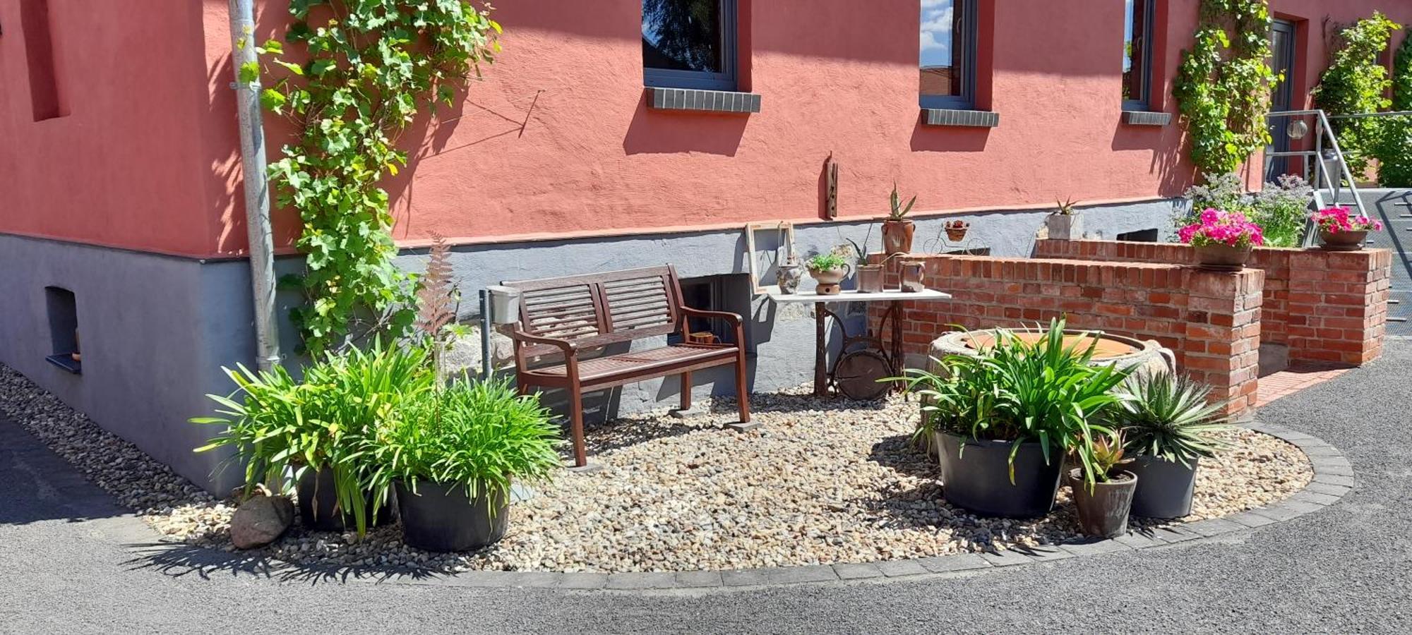 Pension Am Dorfanger Hohennauen Exterior foto