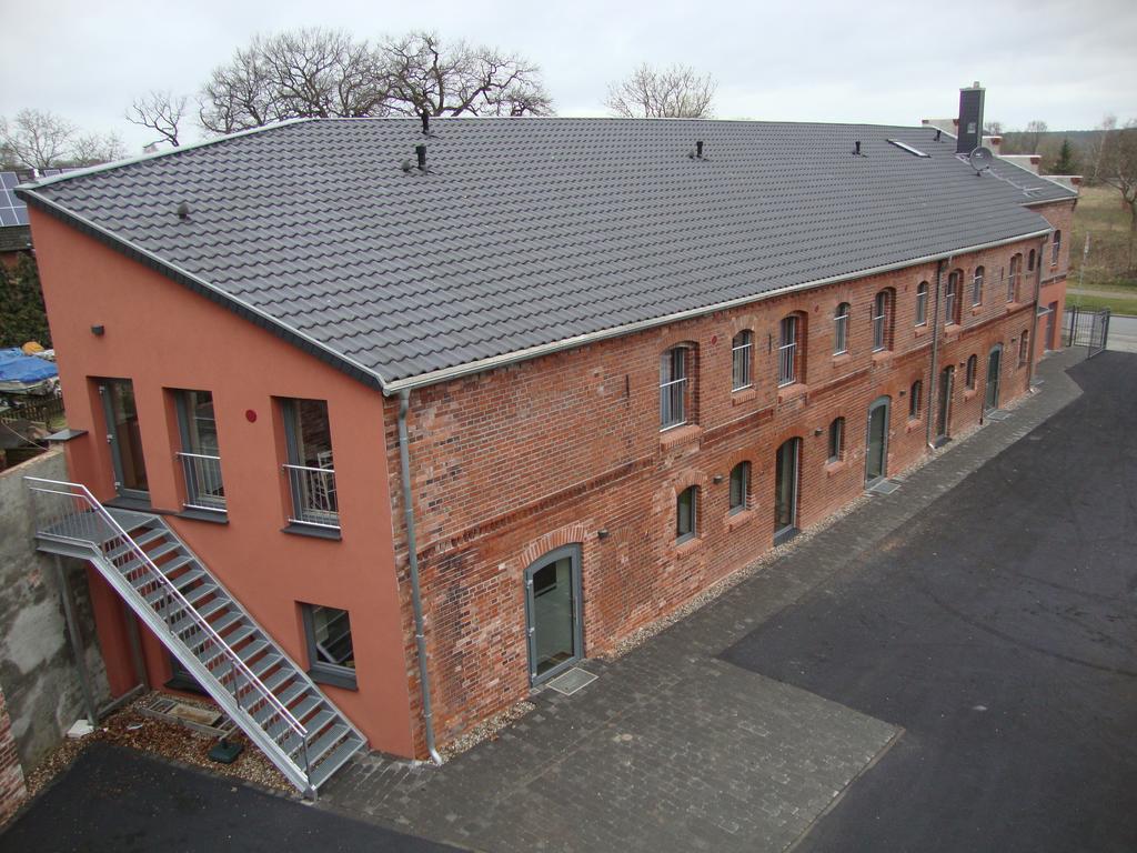 Pension Am Dorfanger Hohennauen Exterior foto